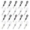 50 Pcs 2 Colors Iron Zipper Holder Upper HJEW-HY00001-1