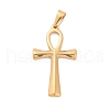 304 Stainless Steel Big Pendants STAS-L206-06G-1