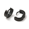 Polishing 304 Stainless Steel Hoop Earrings EJEW-P255-11EB-2
