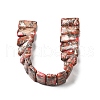Synthetic Imperial Jasper Beads Strands G-Q050-A01-06-4