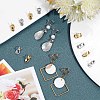 SUNNYCLUE 40Pcs 2 Colors 304 Stainless Steel Clip-on Earring Findings STAS-SC0004-26-5