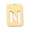 Ion Plating(IP) 304 Stainless Steel Pendants STAS-K216-49N-G-1