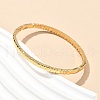 304 Stainless Steel Bangles for Women AJEW-P127-17G-3