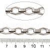 304 Stainless Steel Hexagon Link Chains CHS-C016-33P-2