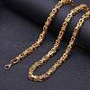 Titanium Steel Byzantine Chain Necklace for Men FS-WG56795-186-1
