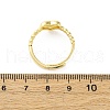 Brass Adjustable Finger Rings for Women RJEW-U053-04G-5