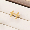 304 Stainless Steel Stud Earrings X-QC0193-2
