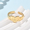 304 Stainless Steel Cuff Rings RJEW-P150-16G-2