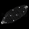Nylon Fascinator Mesh Face Veil OHAR-WH0034-09A-02-1
