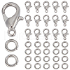 SOFPLATE 400Pcs Zinc Alloy Lobster Claw Clasps FIND-SP0001-29P-1