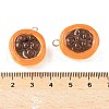 Opaque Resin Pendants RESI-G107-03B-3