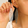 Alloy Dangle Earrings WG3BD20-01-1