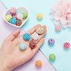   20Pcs 10 Colors AB Color Plated Acrylic Rhinestone Beads OACR-PH0004-01-8