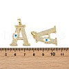 Brass Micro Pave Cubic Zirconia Pendants KK-H072-04G-3