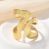 304 Stainless Steel Cuff Rings RJEW-C124-06C-G-2