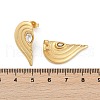 304 Stainless Steel Rhinestone Stud Earrings EJEW-U046-02G-5