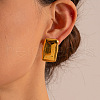 304 Stainless Steel Stud Earring EJEW-H116-01A-G-3