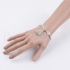 Cotton Thread Tassel Charm Bracelets BJEW-JB03544-4