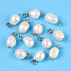 Natural Baroque Keshi Peal Cultured Freshwater Pearl Pendants PEAR-Q013-01C-2