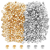 DICOSMETIC 1000Pcs 2 Colors CCB Plastic Beads CCB-DC0001-18-1