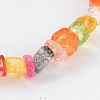 Natural Mixed Stone Beaded Stretch Kids Bracelets BJEW-JB02064-01-2