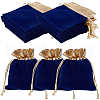 Beebeecraft Velvet Jewelry Pouches Bags TP-BBC0001-09B-04-1