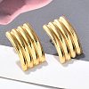 304 Stainless Steel Stud Earrings for Women EJEW-U047-02G-3