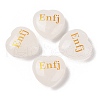 Natural Quartz Crystal Heart Engraving MBTI Figurines Statues for Home Office Desk Decorations X1-G-K353-05M-1