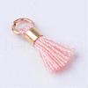 Polycotton(Polyester Cotton) Tassel Pendant Decorations OCOR-S102-11-2