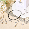 CHGCRAFT 10Pcs Brass Screw Clasps KK-CA0002-71-5