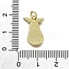 Brass Enamel Pendants KK-B136-07G-13-3