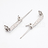 Iron Pin Brooch Back Bar Findings IFIN-K037-02-P-3
