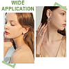 12 Pairs 12 Style Blank Clear Glass Dome Dangle Stud Earrings EJEW-AB00012-7
