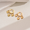 Elegant Stainless Steel Chandelier Earrings ZD9069-2-3