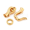 925 Sterling Silver Fold Over Clasps STER-U001-13G-2
