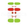 Avocados & Strawberries & Flowers Full Cover Nail Art Stickers MRMJ-T109-WSZ639-1