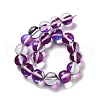 Synthetic Moonstone Beads Strands G-P528-J03-24-2