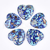 Assembled Synthetic Imperial Jasper and Natural Lapis Lazuli Pendants G-S329-069-1