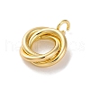Ion Plating(IP) Brass Pendants KK-U042-09G-2
