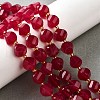 Natural Quartz Dyed Beads Strands G-U023-A02-19-1