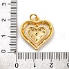 Brass Micro Pave Cubic Zirconia Pendants KK-U033-12G-01-3