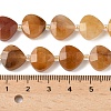 Natural Topaz Jade Beads Strands G-D316-A19-4