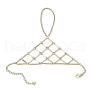 Brass Cable Chains Ring Bracelets for Women BJEW-JB11581-01-2