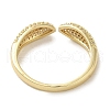 Brass Micro Pave Cubic Zirconia Rings for Women RJEW-E295-23G-3
