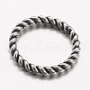 925 Thailand Sterling Silver Round Rings STER-P005-13-1