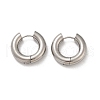 202 Stainless Steel Polishing Hoop Earrings EJEW-M106-02P-03-4