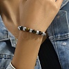 Natural Tiger Eye Beads Link Bracelets YW5979-1-1