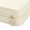 Imitation Leather Jewelry Zipper Box LBOX-T001-01A-3