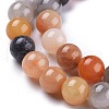 Natural Golden Silk Jade Beads Strands G-K410-07-8mm-3
