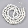Baking Painted Transparent Glass Beads Strands DGLA-N011-10mm-01-2